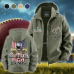 Victory Wings Fleece Windbreaker Jacket, Anti-Pill Wind-Blocking Fleece HVN1464NS - Green