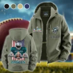 Game Day Squad Fleece Windbreaker Jacket, Midweight Thermal Windbreaker HVN1464PE - Green