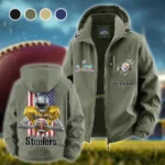 Three Rivers Squad Fleece Windbreaker Jacket, Premium Bonded Fleece HVN1464PS - Green