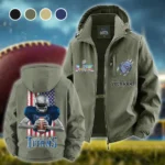 Music City Squad Fleece Windbreaker Jacket, Cross-Training Wind Shell HVN1464TT - Green