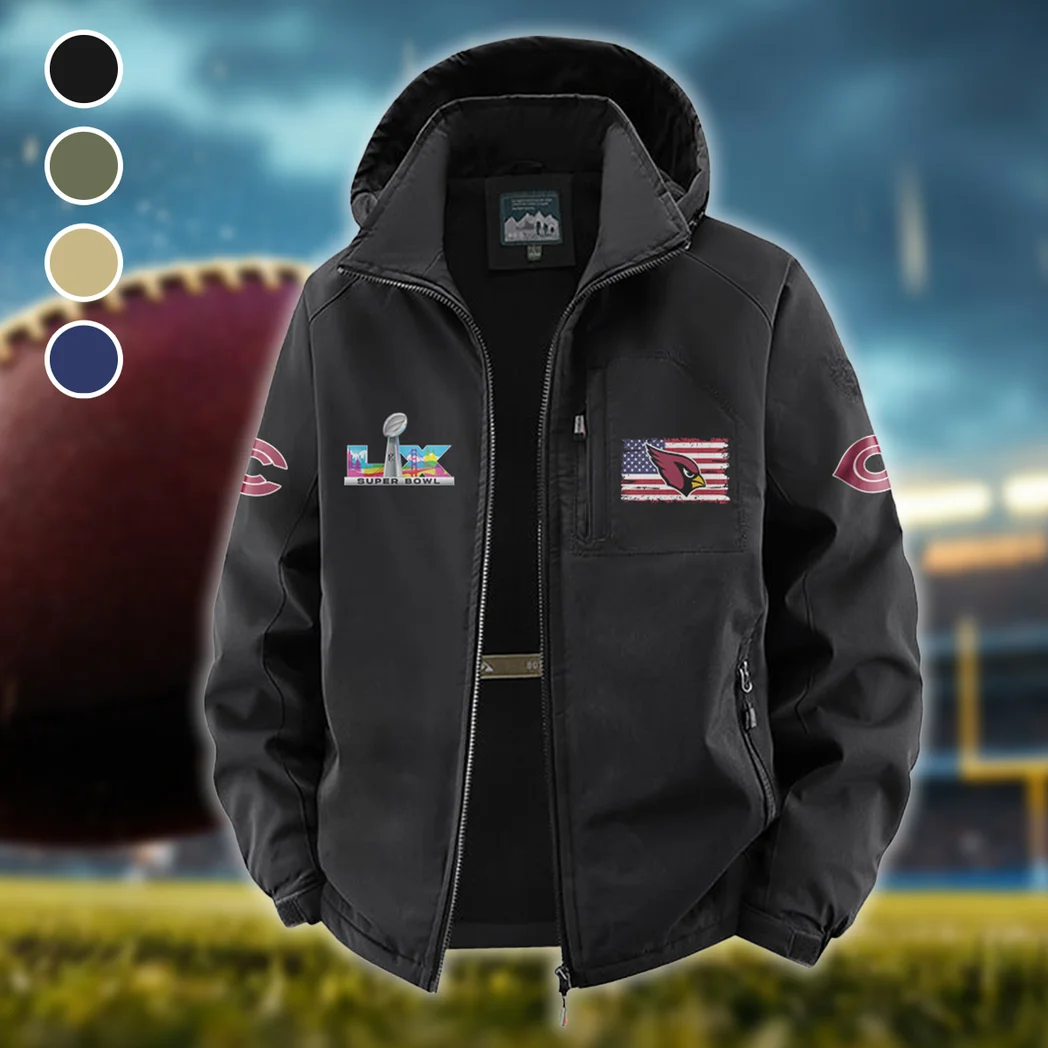 Crimson Flock Fleece Windbreaker Jacket, Thermal Wind-Stop Jacket HVN1465AC - Black