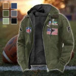 Sky Squad Flannel Hoodie, Game Day Hooded Flannel HVN1465AF - Green