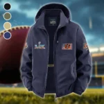 Feline Army Fleece Windbreaker Jacket, Storm-Blocker Fleece HVN1465CI - Navy