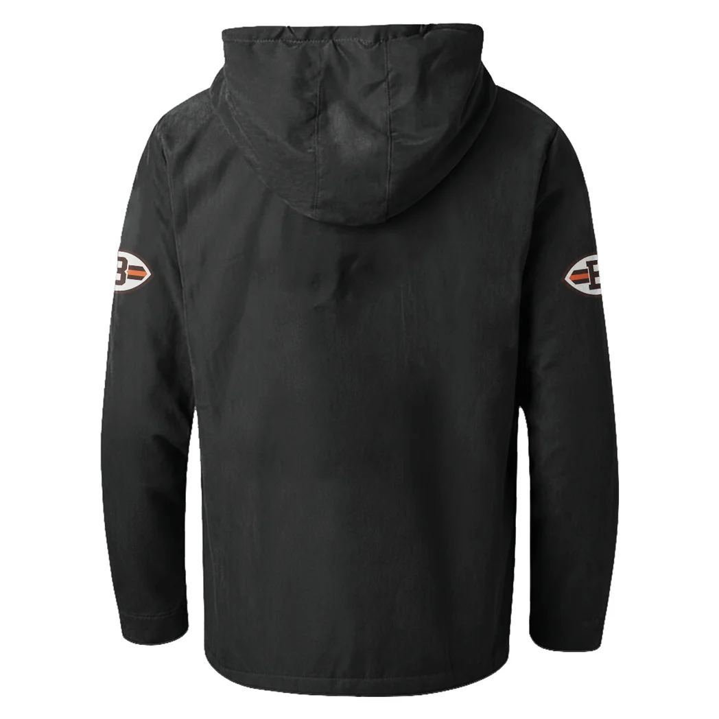 Forest City Squad Flannel Hoodie, Everyday Supporter Hooded Flannel HVN1465CL - Black - Image 3