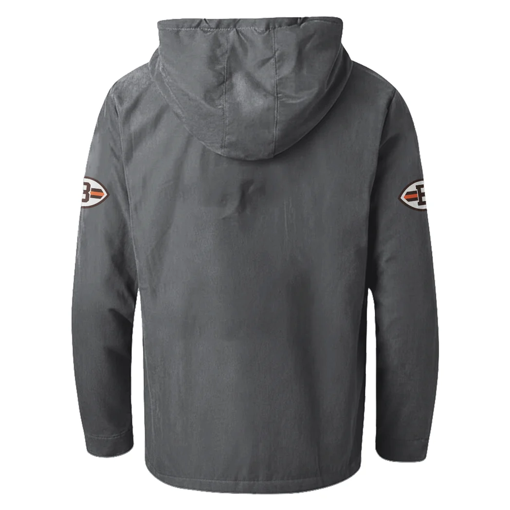 Forest City Squad Flannel Hoodie, Everyday Supporter Hooded Flannel HVN1465CL - Gray - Image 3