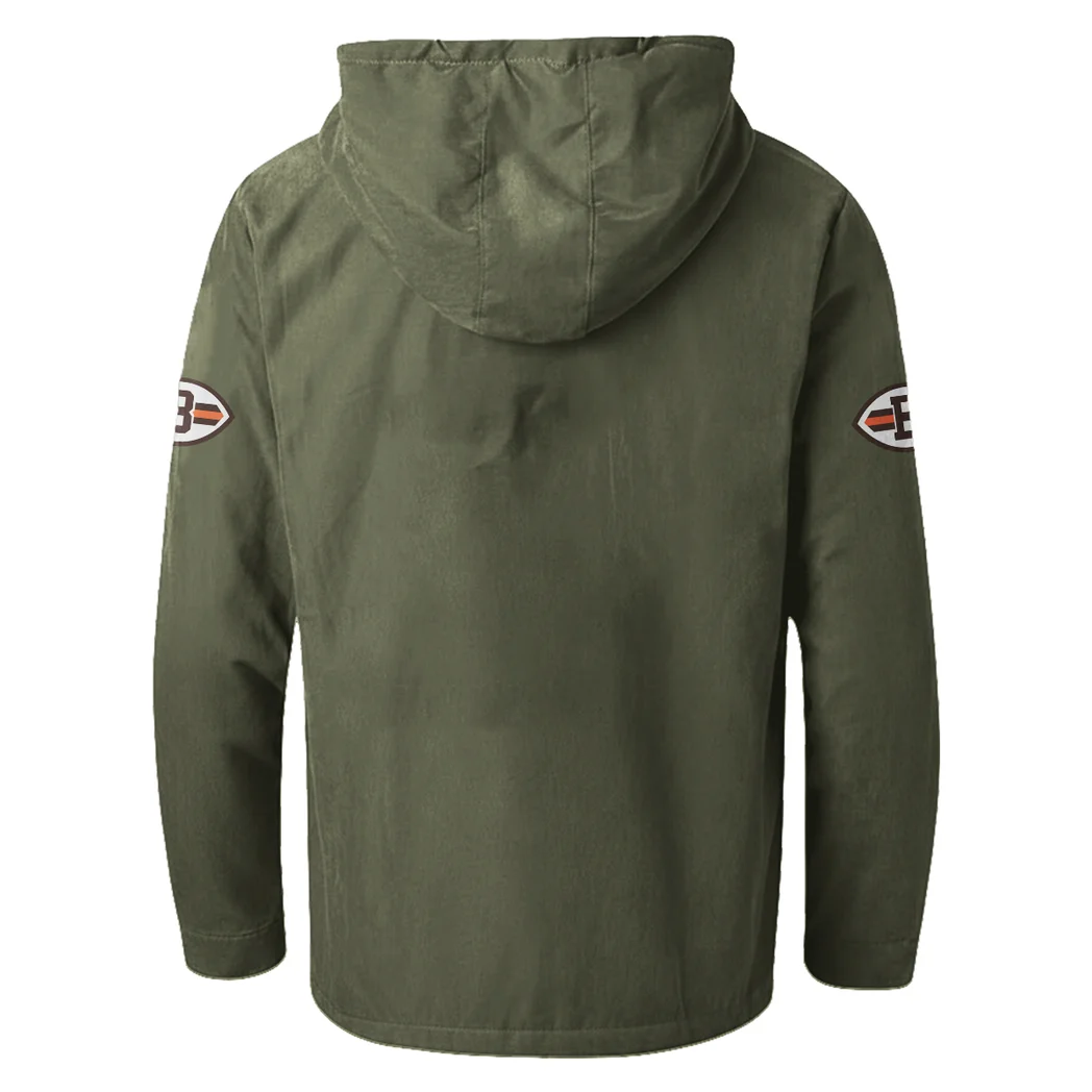 Forest City Squad Flannel Hoodie, Everyday Supporter Hooded Flannel HVN1465CL - Green - Image 3