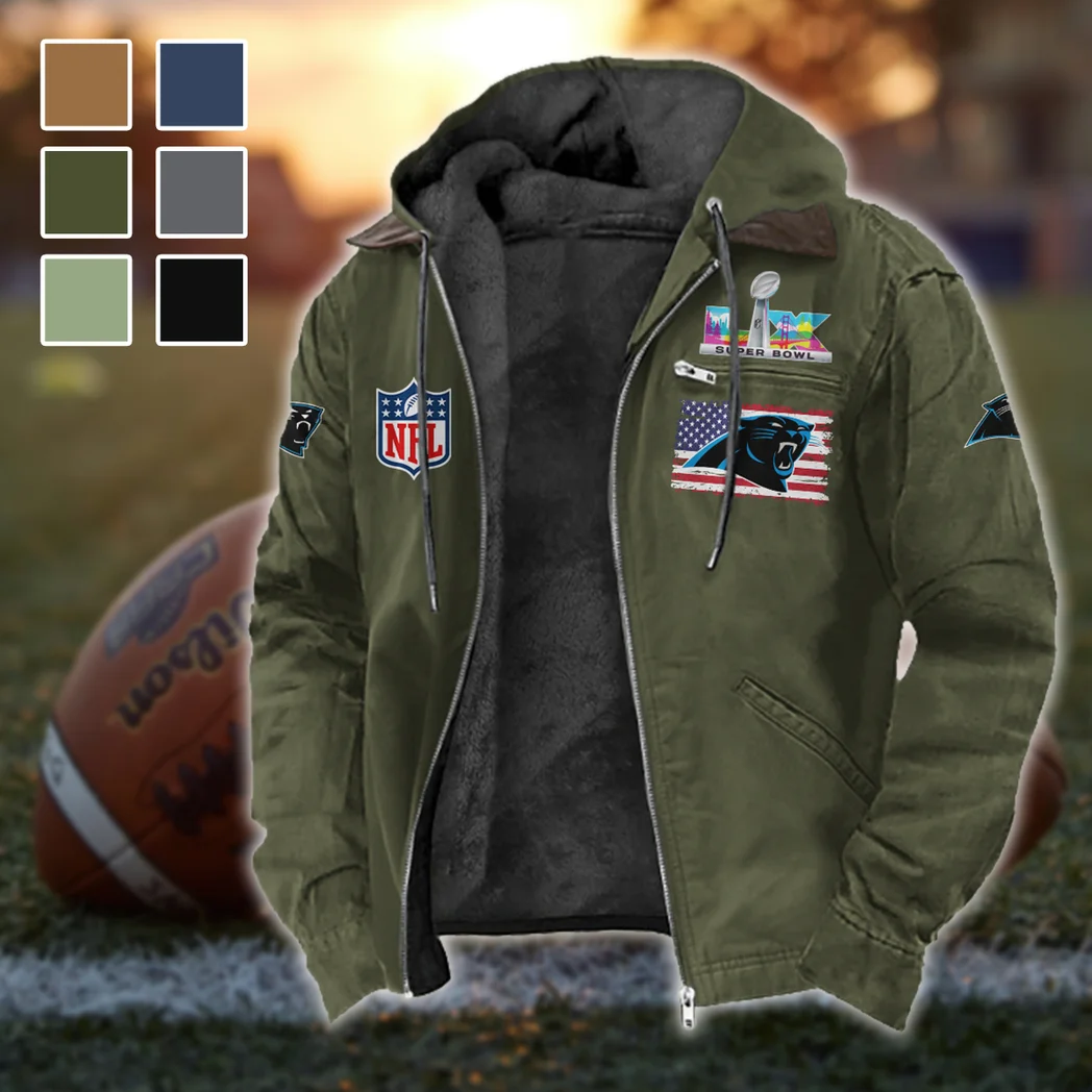 Feline Army Flannel Hoodie, Team Spirit Flannel Hoodie HVN1465CP - Green