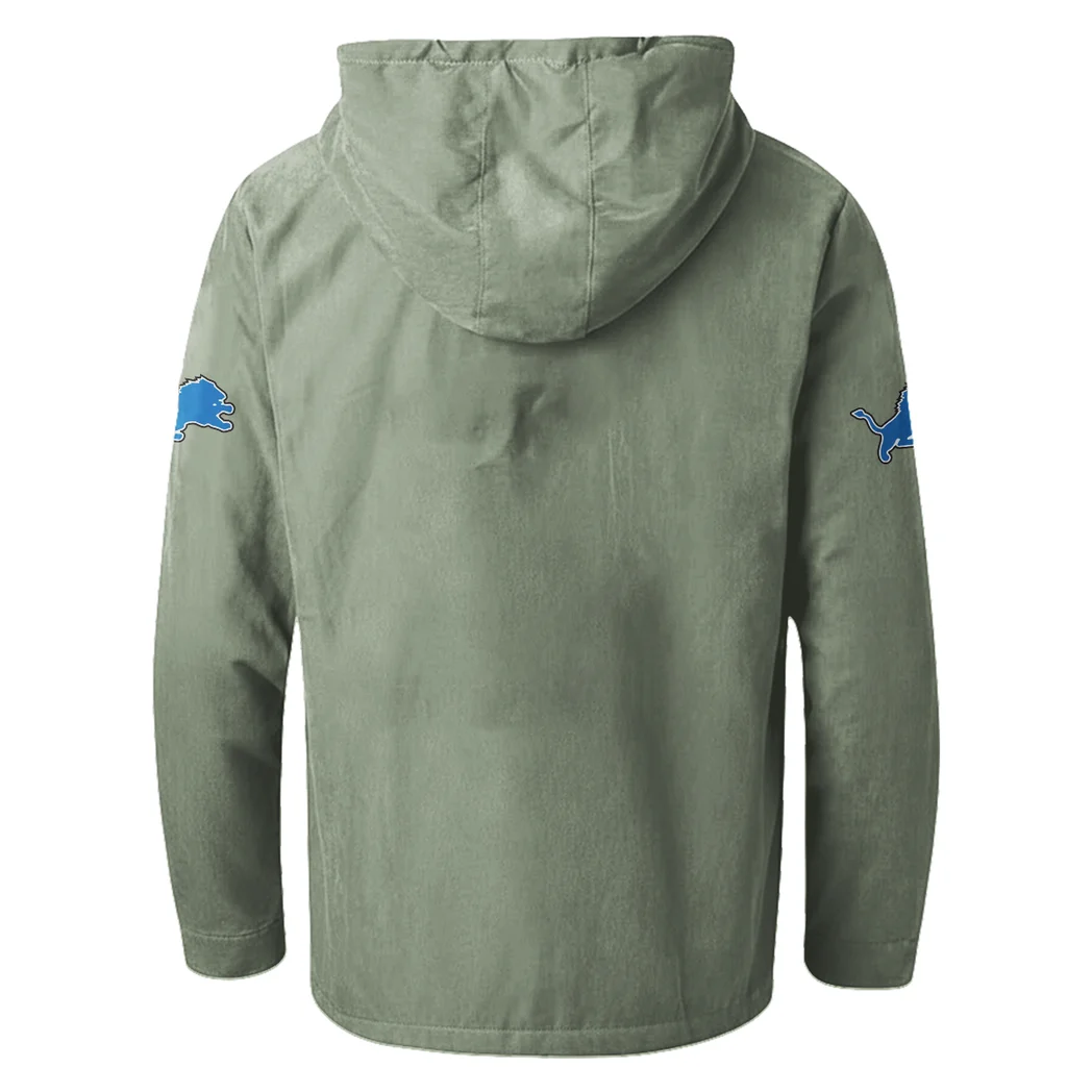 Football Lion Crew Flannel Hoodie, Cold Game Day Hoodie HVN1465DL - Light Green - Image 3