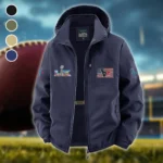 Game Day Squad Fleece Windbreaker Jacket, Performance Barrier Jacket HVN1465HT - Navy