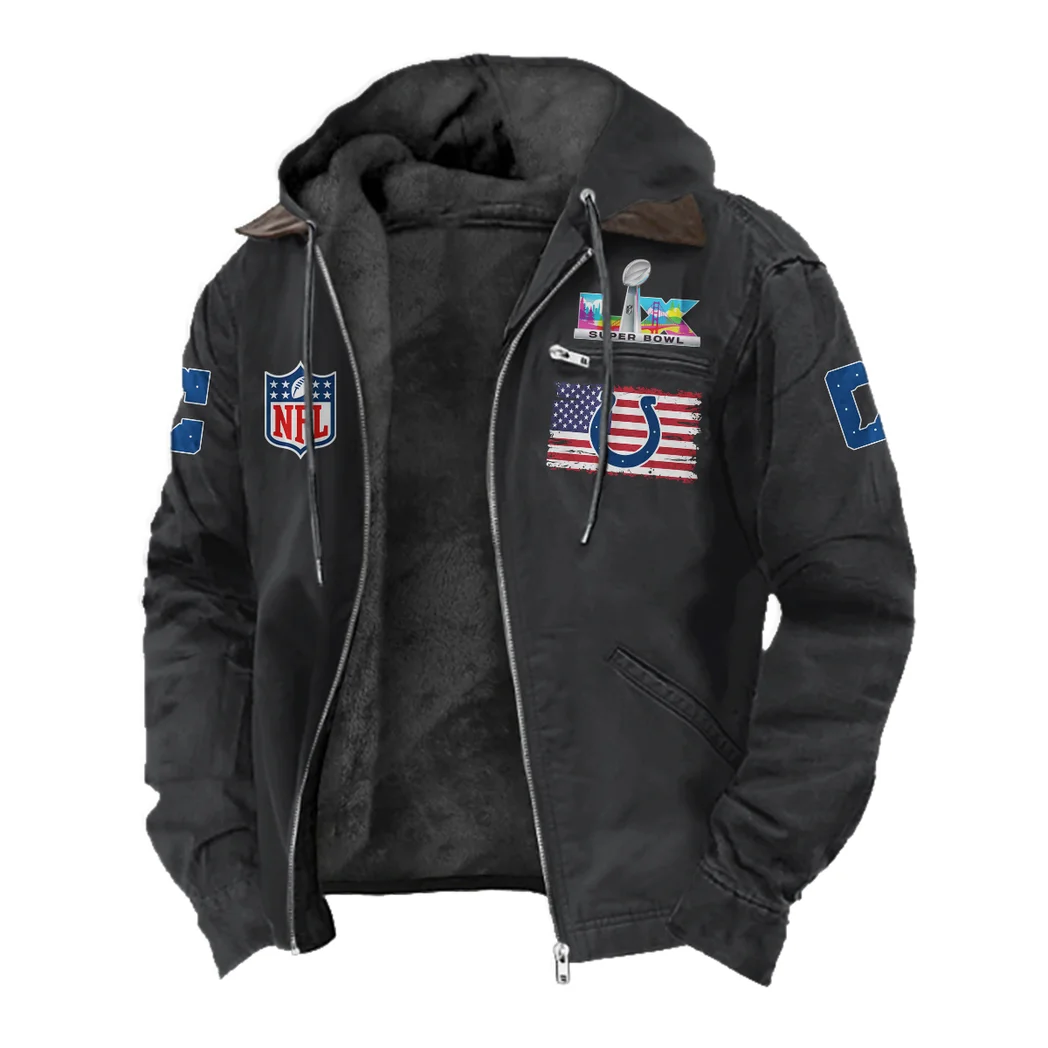 Victory Blades Flannel Hoodie, Classic Flannel Sport Hoodie HVN1465IC - Black - Image 2