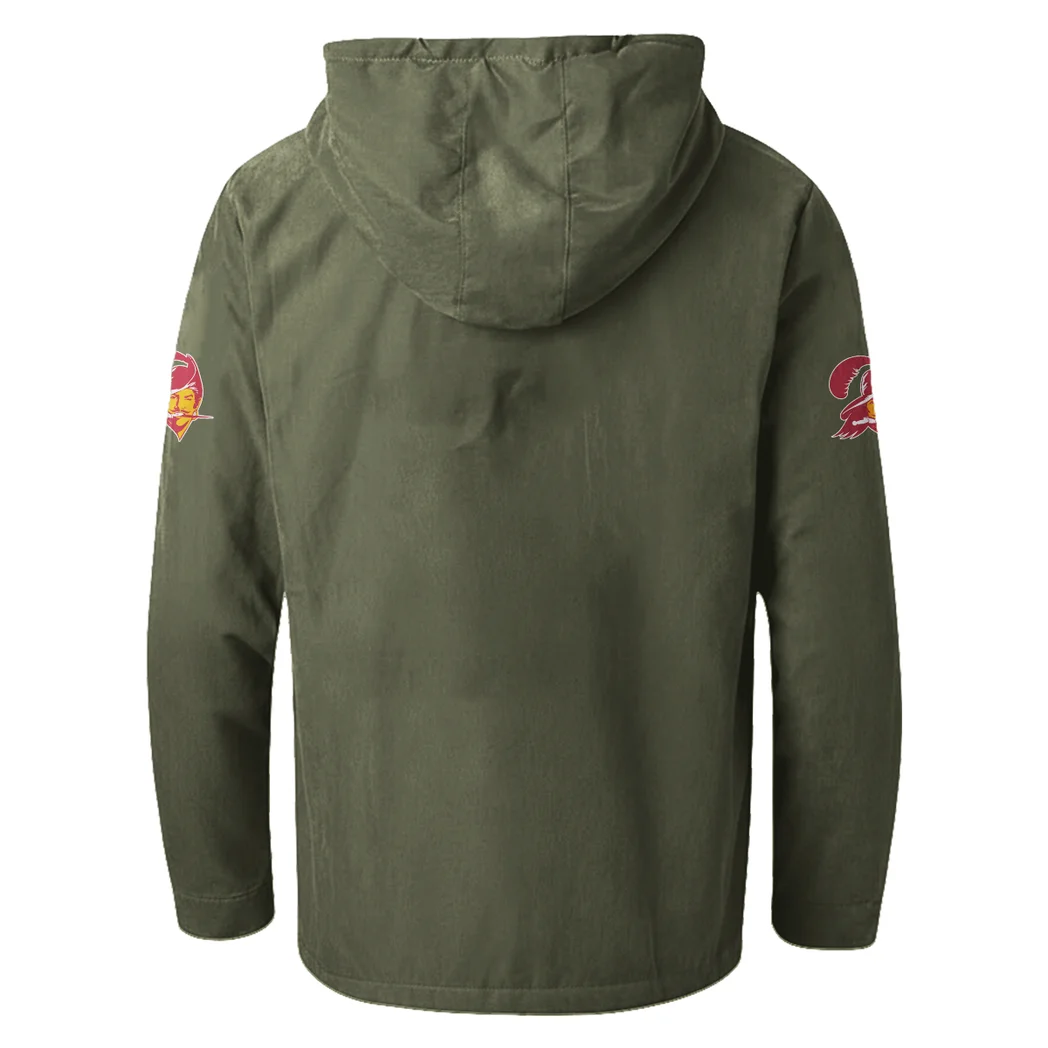 Fan Squad Flannel Hoodie, Fan Squad Flannel Hoodie HVN1465TB - Green - Image 3