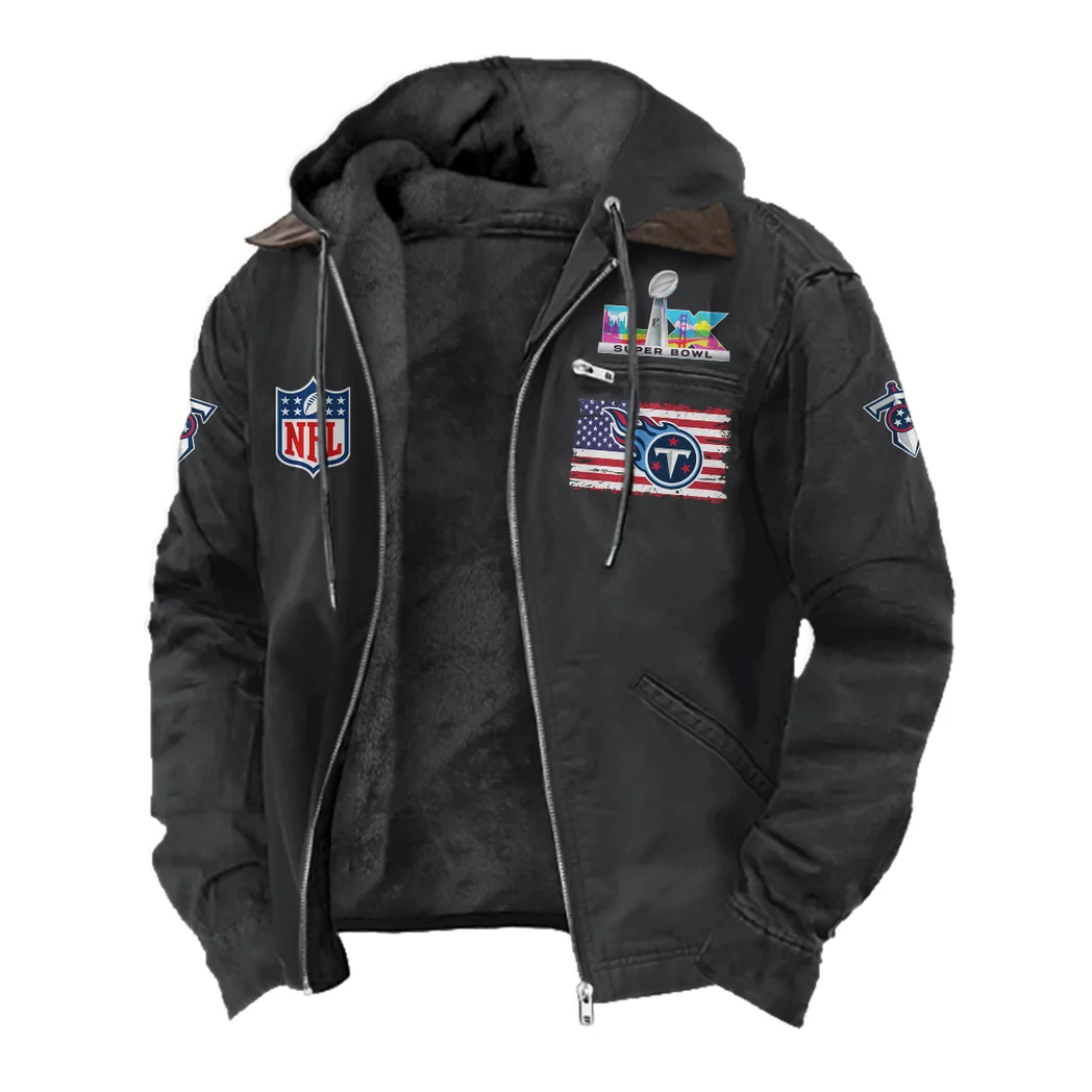 Volunteer Fans Flannel Hoodie, Everyday Game Fan Hoodie HVN1465TT - Black - Image 2