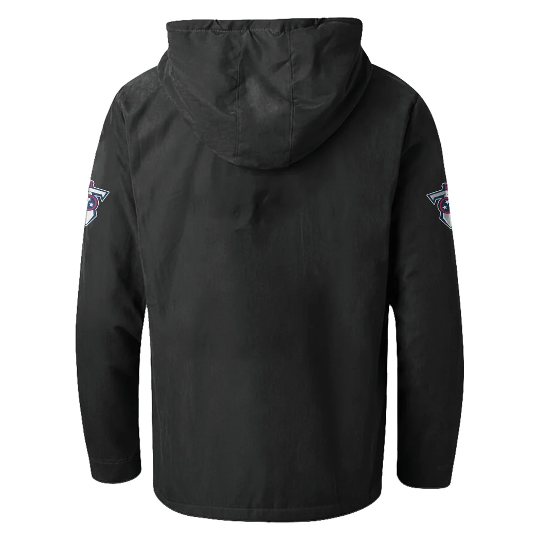 Volunteer Fans Flannel Hoodie, Everyday Game Fan Hoodie HVN1465TT - Black - Image 3