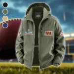Red Crew Fleece Windbreaker Jacket, Outdoor Activity Defense HVN1465WC - Green