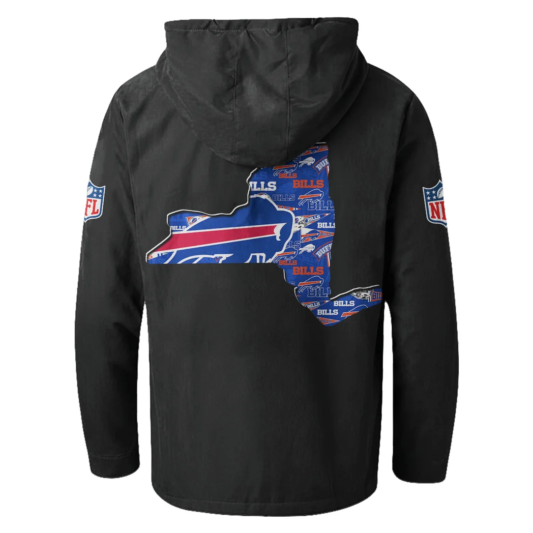 Charge Pride Flannel Hoodie, Athletic Spirit Fan Hoodie HVN1466BB - Black - Image 3