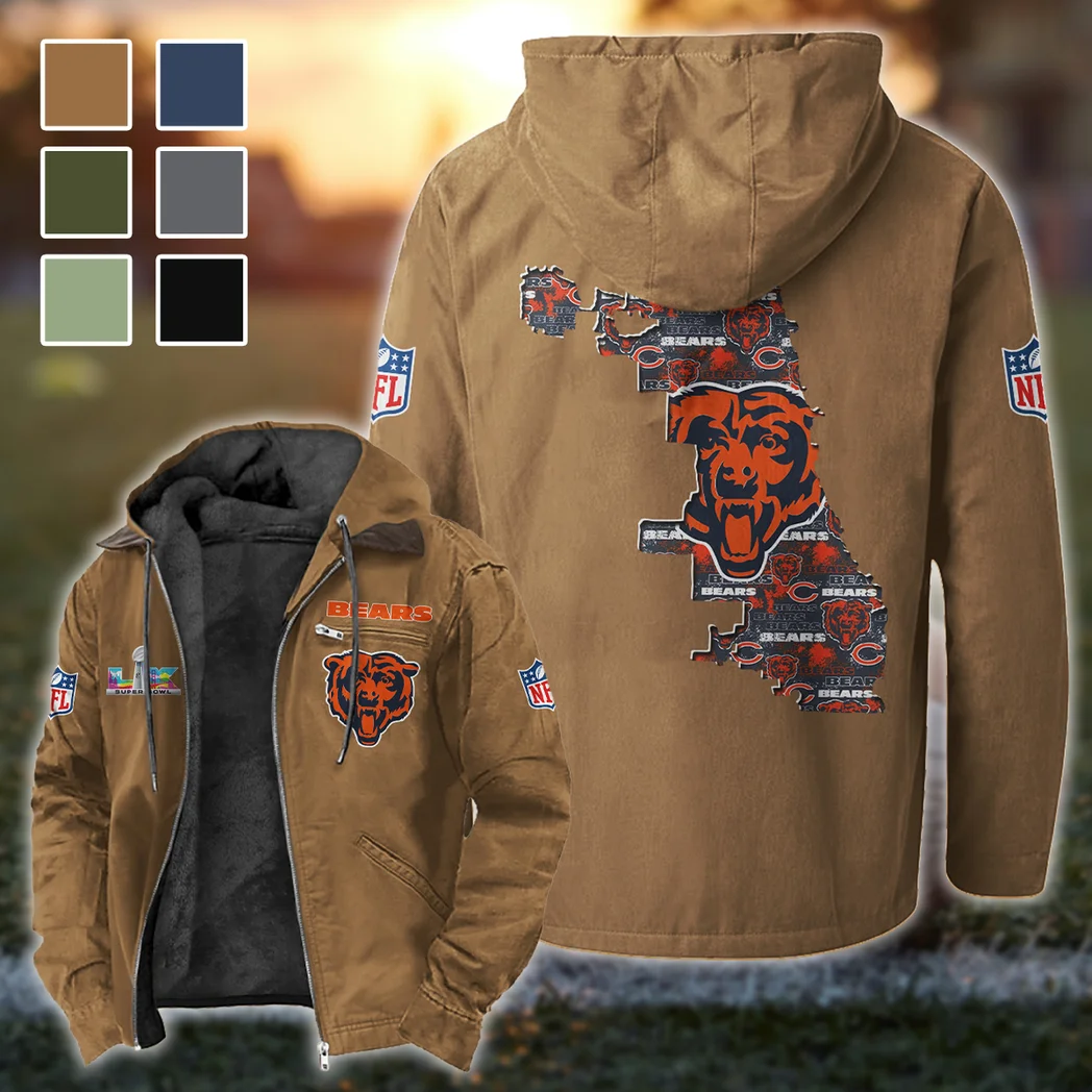 Windy Cubs Flannel Hoodie, Casual Sport Hooded Flannel HVN1466CB - Camel