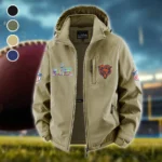 Windy Cubs Fleece Windbreaker Jacket, Windproof Fleece Hybrid HVN1466CB - Khaki