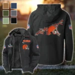Match Day Pack Flannel Hoodie, Everyday Supporter Hooded Flannel HVN1466CL - Black