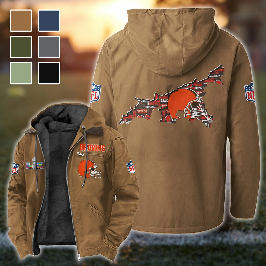 Match Day Pack Flannel Hoodie, Everyday Supporter Hooded Flannel HVN1466CL - Camel