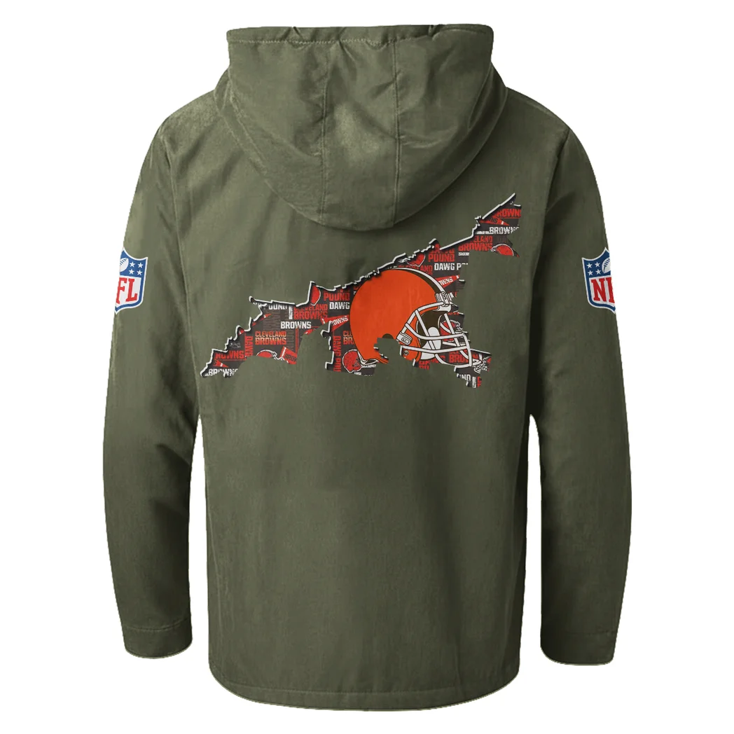 Match Day Pack Flannel Hoodie, Everyday Supporter Hooded Flannel HVN1466CL - Green - Image 3