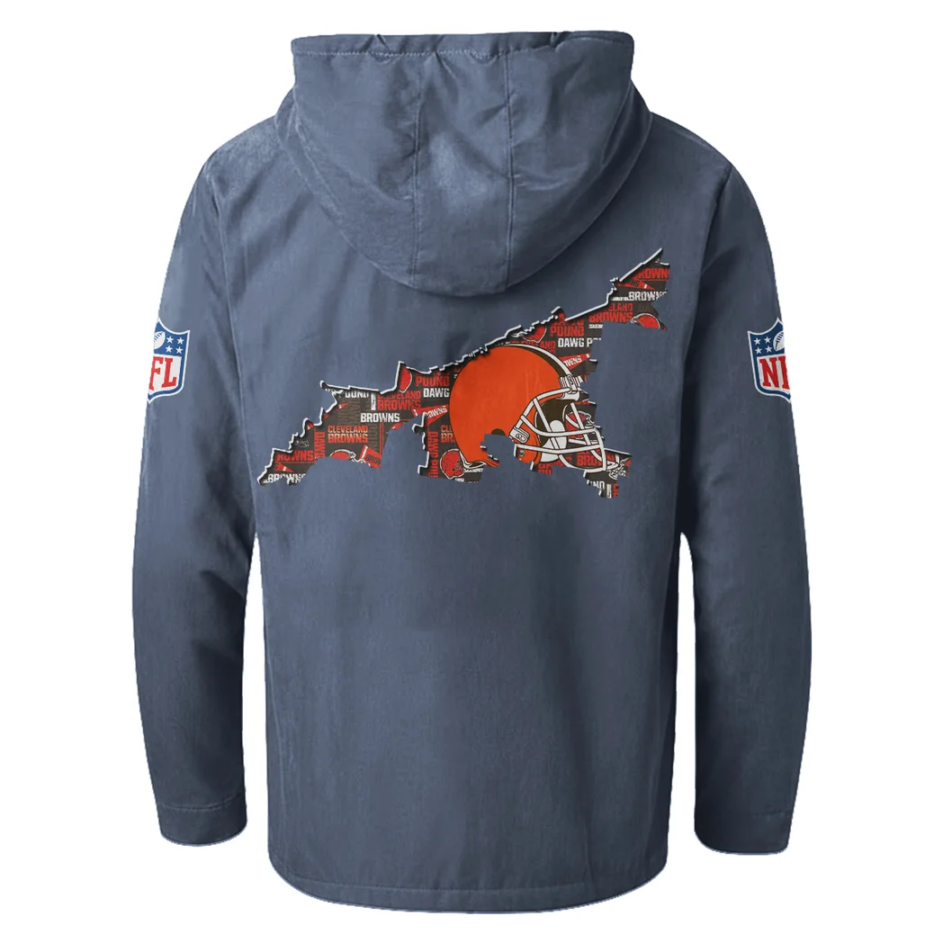 Match Day Pack Flannel Hoodie, Everyday Supporter Hooded Flannel HVN1466CL - Navy Blue - Image 3