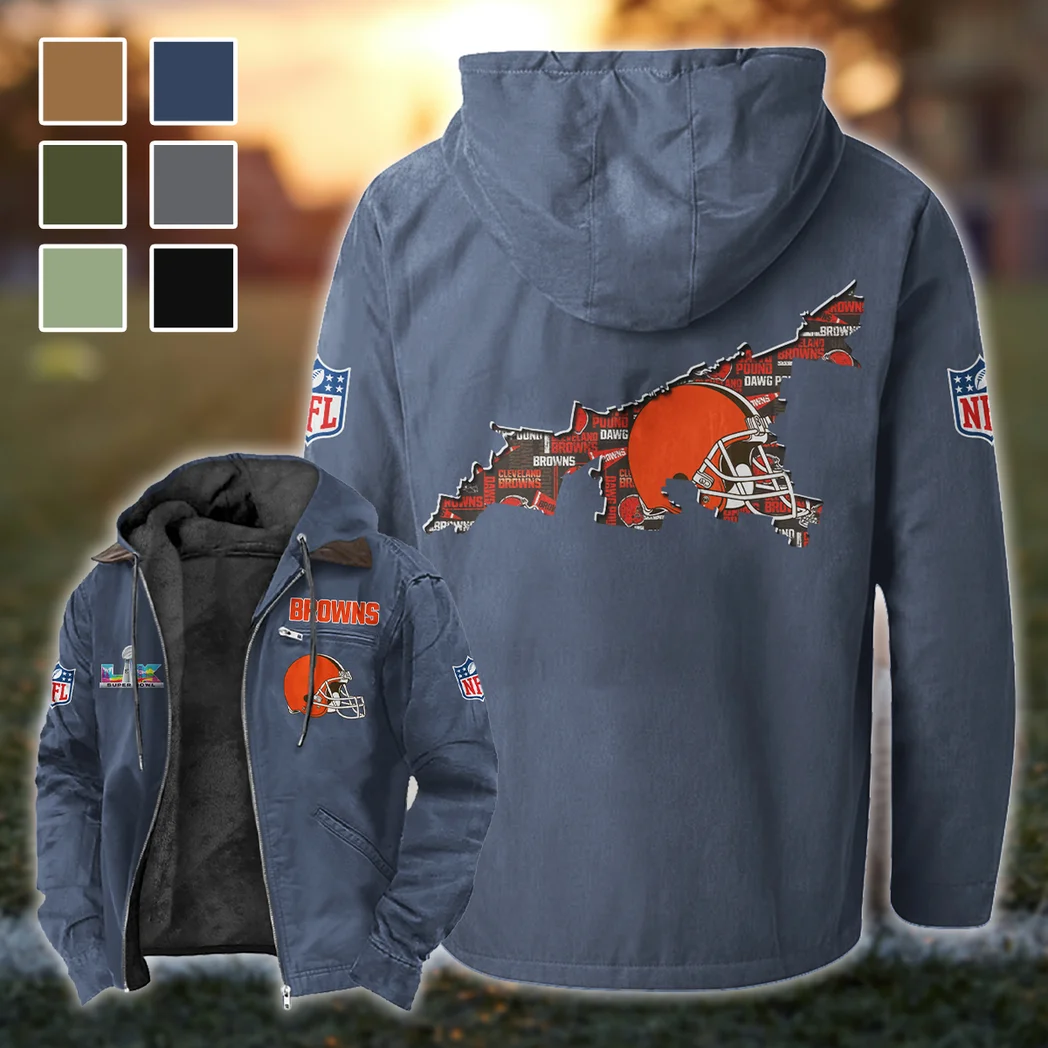 Match Day Pack Flannel Hoodie, Everyday Supporter Hooded Flannel HVN1466CL - Navy Blue