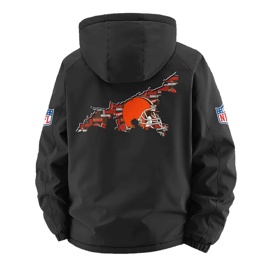 Match Day Pack Fleece Windbreaker Jacket, Essential Cold & Wind Barrier HVN1466CL - Black - Image 3