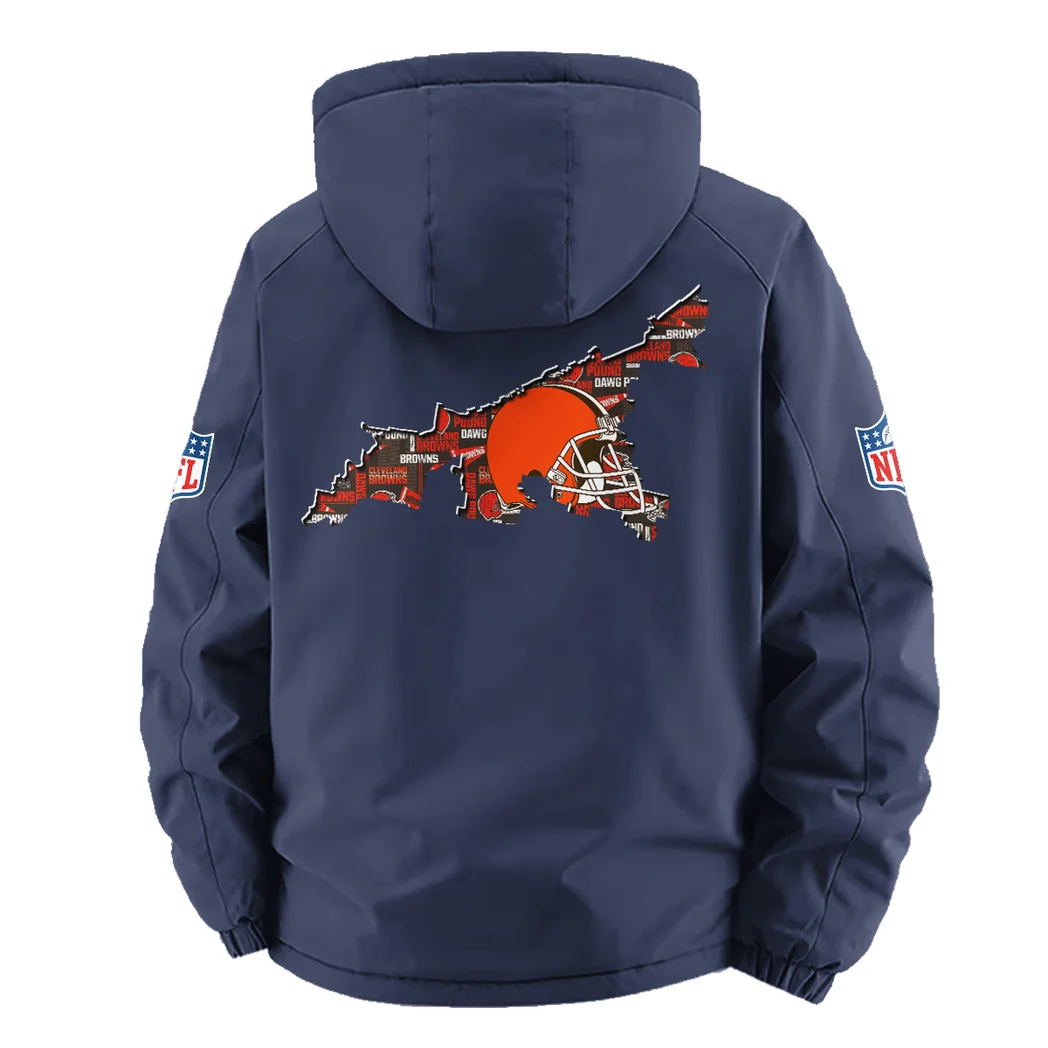 Match Day Pack Fleece Windbreaker Jacket, Essential Cold & Wind Barrier HVN1466CL - Navy - Image 3