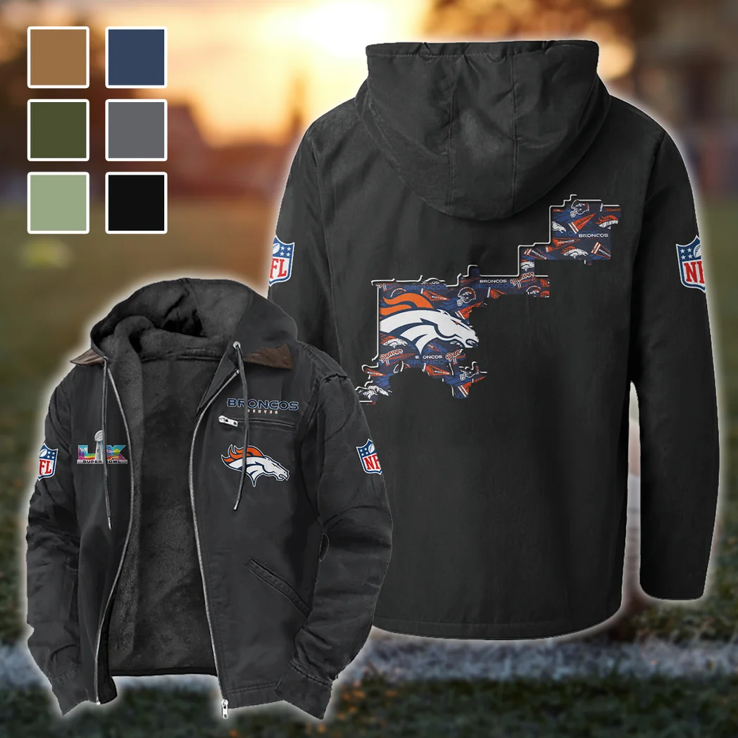 Football Bronze Crew Flannel Hoodie, Street Style Sport Hoodie HVN1466DB - Black