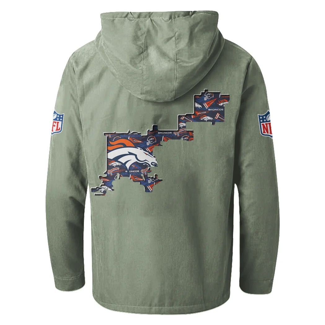 Football Bronze Crew Flannel Hoodie, Street Style Sport Hoodie HVN1466DB - Light Green - Image 3