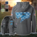 Fan Claw Squad Flannel Hoodie, Cold Game Day Hoodie HVN1466DL - Gray