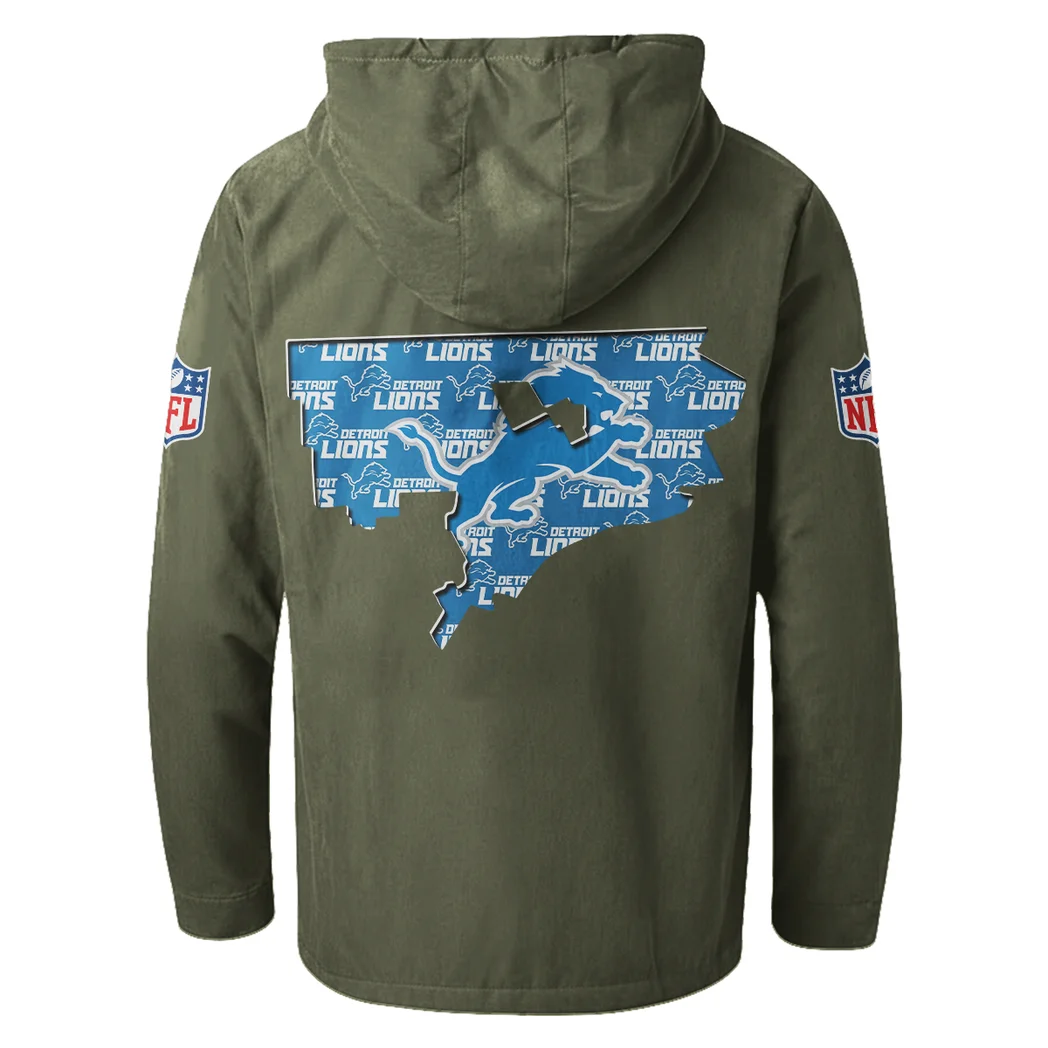 Fan Claw Squad Flannel Hoodie, Cold Game Day Hoodie HVN1466DL - Green - Image 3