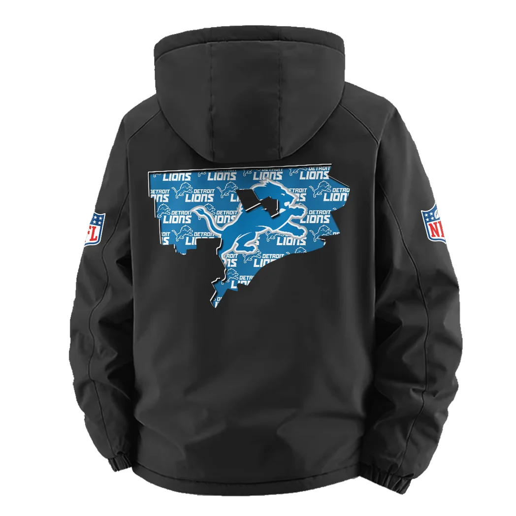 Fan Claw Squad Fleece Windbreaker Jacket, Dynamic Trail Runner's Shell HVN1466DL - Black - Image 3