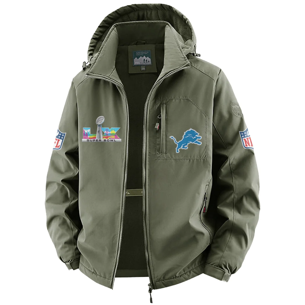 Fan Claw Squad Fleece Windbreaker Jacket, Dynamic Trail Runner's Shell HVN1466DL - Green - Image 2
