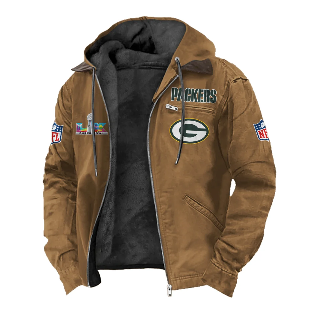 Gold Pride Flannel Hoodie, Supporter Spirit Hooded Flannel HVN1466GP - Camel - Image 2