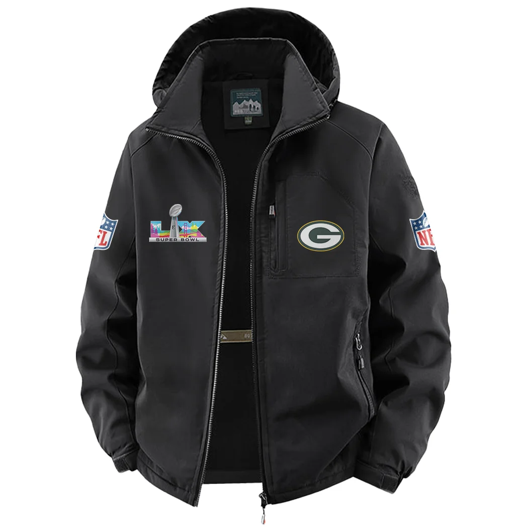Gold Pride Fleece Windbreaker Jacket, High-Output Training Jacket HVN1466GP - Black - Image 2