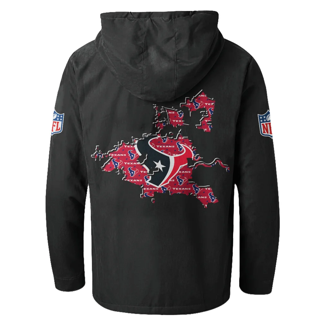 Fan Lone Squad Flannel Hoodie, Athletic Lifestyle Fan Hoodie HVN1466HT - Black - Image 3