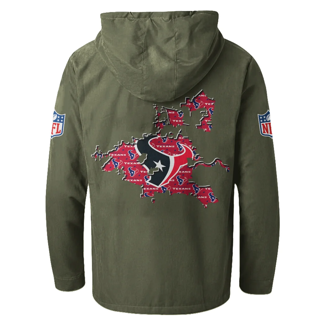 Fan Lone Squad Flannel Hoodie, Athletic Lifestyle Fan Hoodie HVN1466HT - Green - Image 3