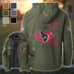 Fan Lone Squad Flannel Hoodie, Athletic Lifestyle Fan Hoodie HVN1466HT - Green