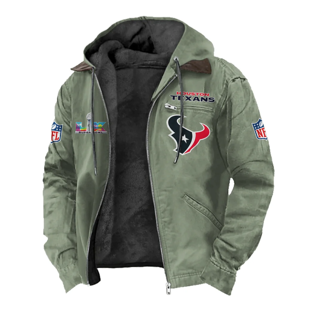 Fan Lone Squad Flannel Hoodie, Athletic Lifestyle Fan Hoodie HVN1466HT - Light Green - Image 2
