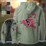 Fan Lone Squad Flannel Hoodie, Athletic Lifestyle Fan Hoodie HVN1466HT - Light Green