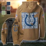Colt Crew Flannel Hoodie, Classic Flannel Sport Hoodie HVN1466IC - Camel