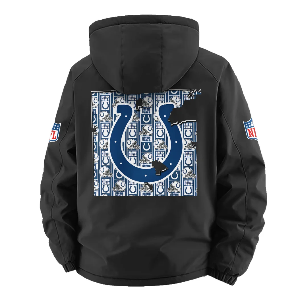 Colt Crew Fleece Windbreaker Jacket, Multi-Sport Weather Jacket HVN1466IC - Black - Image 3