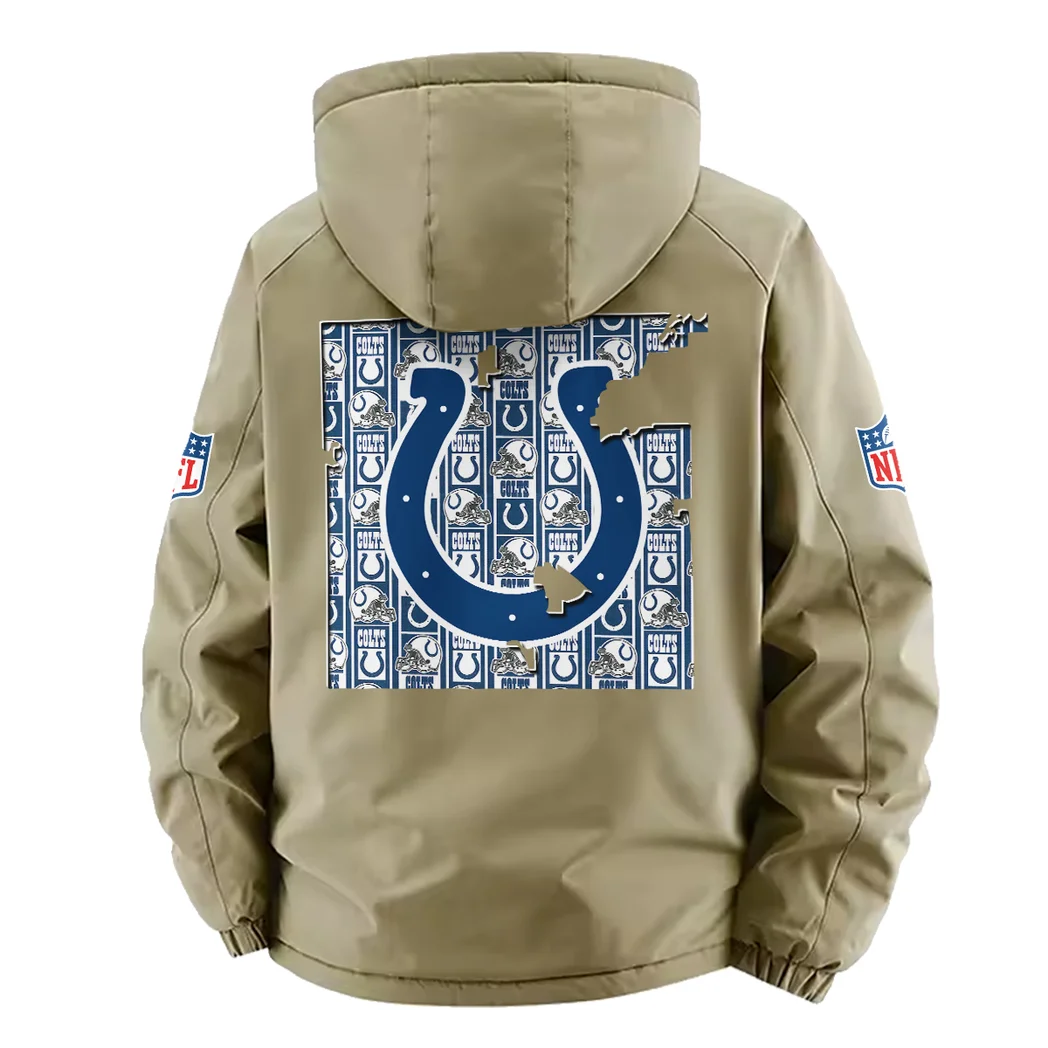 Colt Crew Fleece Windbreaker Jacket, Multi-Sport Weather Jacket HVN1466IC - Khaki - Image 3