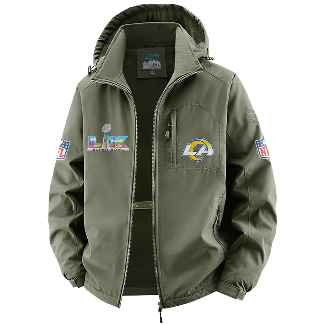 Victory Stars Fleece Windbreaker Jacket, Expedition Wind Fleece HVN1466LA - Green - Image 2