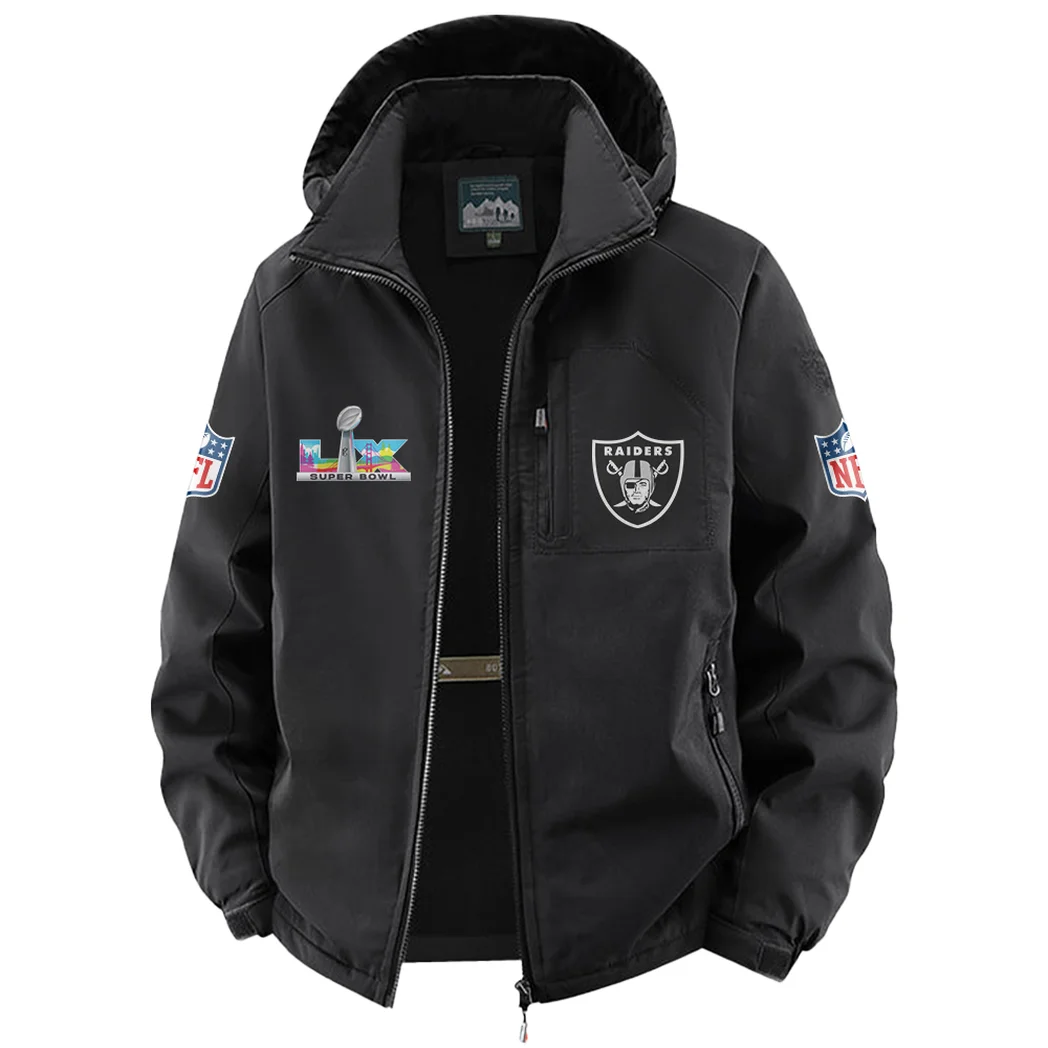 Wave Squad Fleece Windbreaker Jacket, Cross-Training Wind Shell HVN1466LV - Black - Image 2