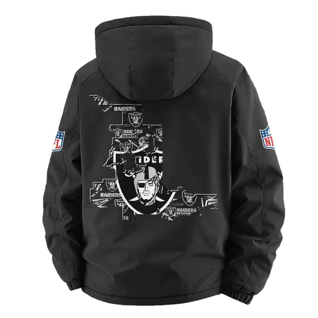 Wave Squad Fleece Windbreaker Jacket, Cross-Training Wind Shell HVN1466LV - Black - Image 3