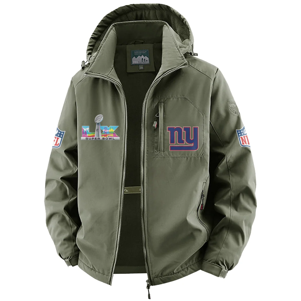 Blue Helm Fleece Windbreaker Jacket, Soft-Shell Active Fleece HVN1466NG - Green - Image 2