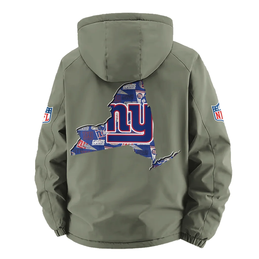 Blue Helm Fleece Windbreaker Jacket, Soft-Shell Active Fleece HVN1466NG - Green - Image 3