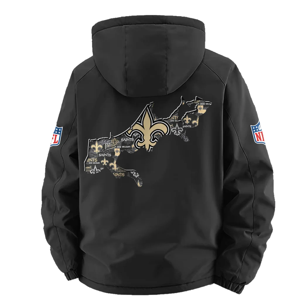 Big Easy Squad Fleece Windbreaker Jacket, Anti-Pill Wind-Blocking Fleece HVN1466NS - Black - Image 3